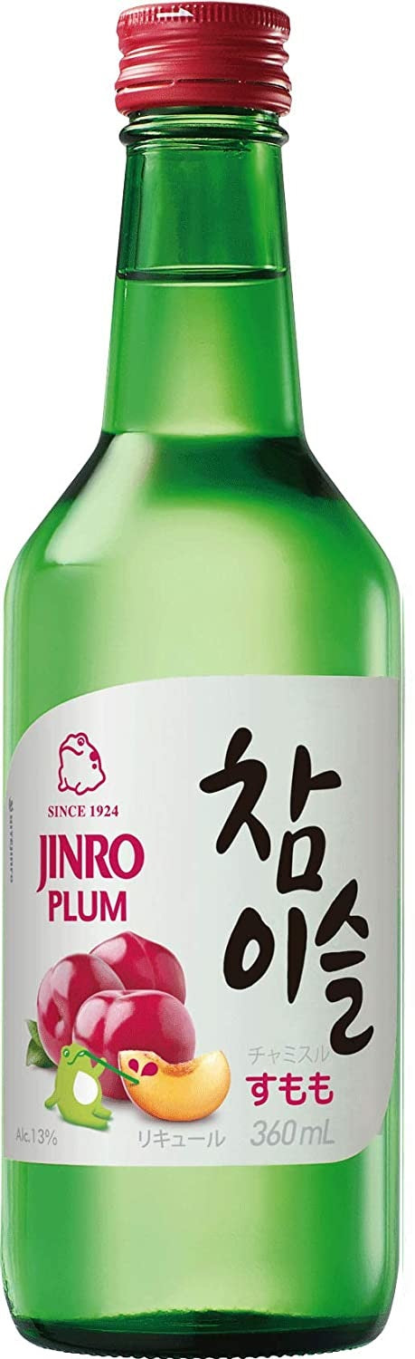 眞露 JINRO チャミスル すもも 13度 360ml 1本【ご注文は20本まで1個口配送可能】