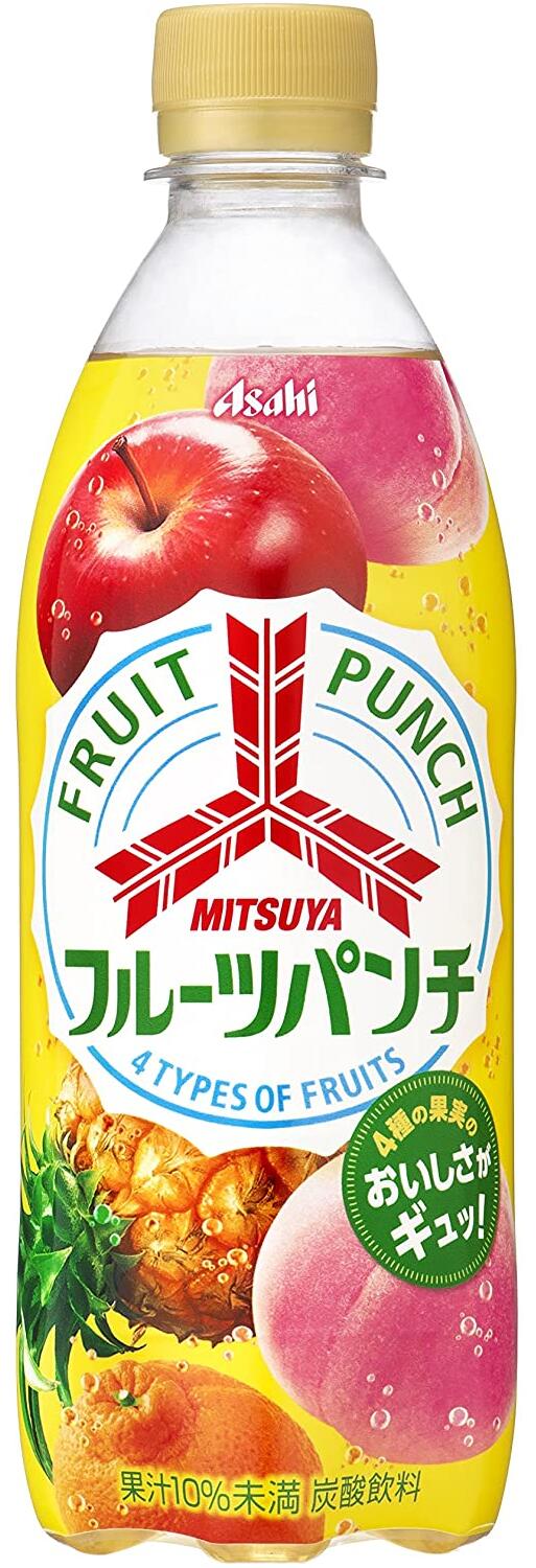 【送料無料】【訳あり】アサヒ 三ツ矢サイダー フルーツパンチ 500ml×2ケース/48本