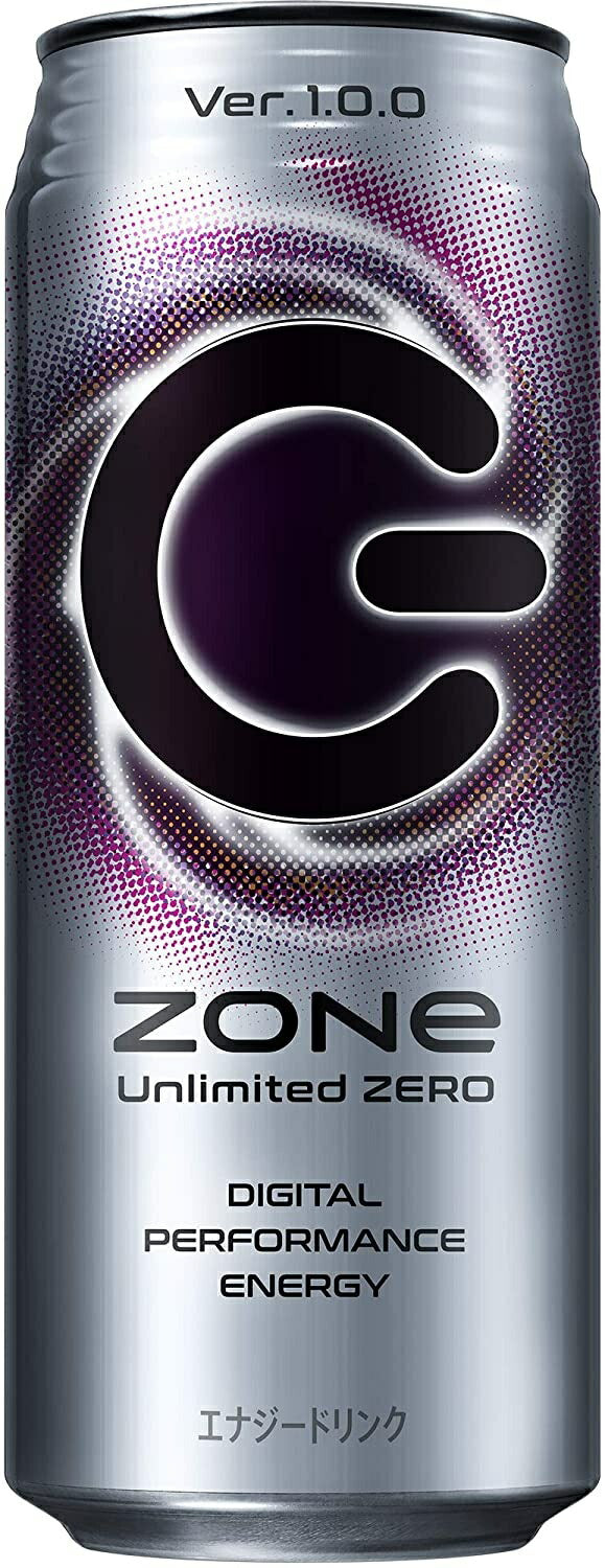 【送料無料】サントリー  ゾーン Zone Unlimited Zero Ver.1.0.0 エナジードリンク 500ml×48本