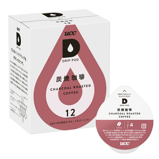 【送料無料】UCC 上島珈琲 DRIP PODドリップポッド 炭焼珈琲専用カプセル 6箱セット(12個入×6箱)