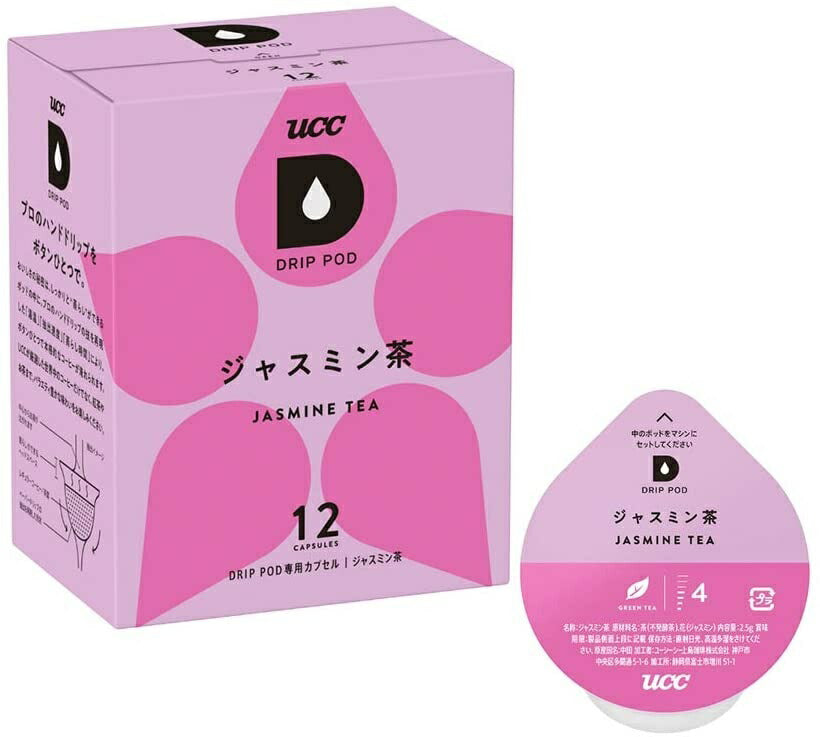 【送料無料】UCC 上島珈琲 DRIP PODジャスミン茶専用カプセル 12箱セット(12個入×12箱)