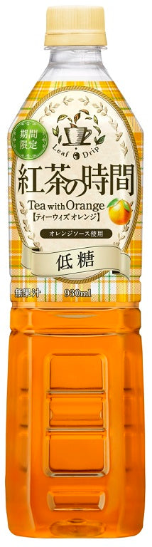 【送料無料】UCC 霧の紅茶 紅茶の時間ティーウィズオレンジ 低糖 930ml×12本/1ケース【北海道・東北・四国・九州・沖縄県は必ず送料がかかります】