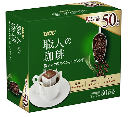 【送料無料】UCC 職人の珈琲 深いコクのスペシャルブレンド 7g*50P 6箱