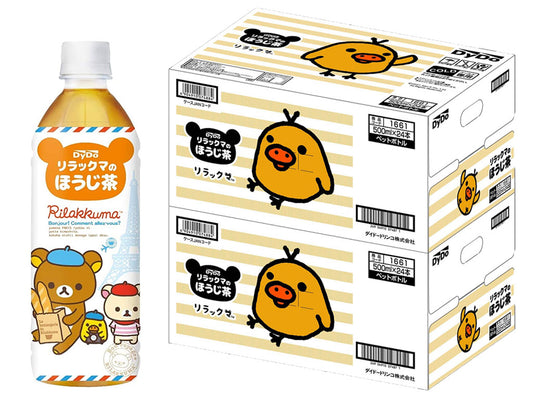 【送料無料】Dydo ダイドー リラックマのほうじ茶 500ml×2ケース／48本