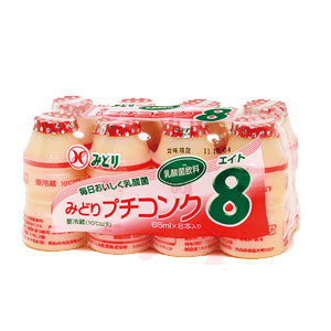 九州乳業 みどり プチコンク 540mlパック(65ml×8本)×15個セット［65ml×120本入］[賞味期限：製造日より15日]北海道、沖縄、離島は送料無料対象外［送料無料］【2〜3営業日以内に出荷】