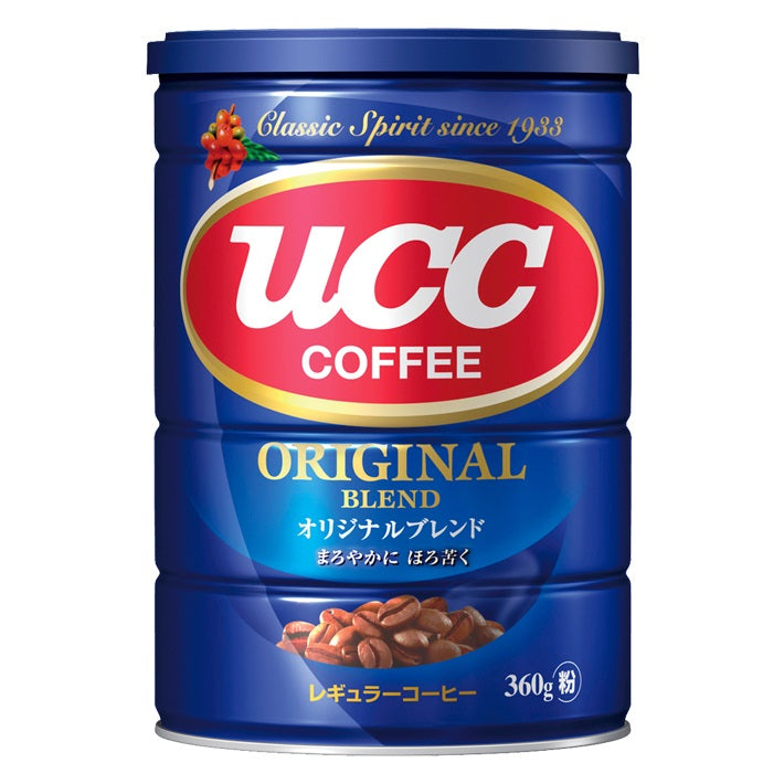 UCC オリジナルブレンド 缶 360g 1個【中細挽き 粉】【ご注文は12個まで同梱可能です】