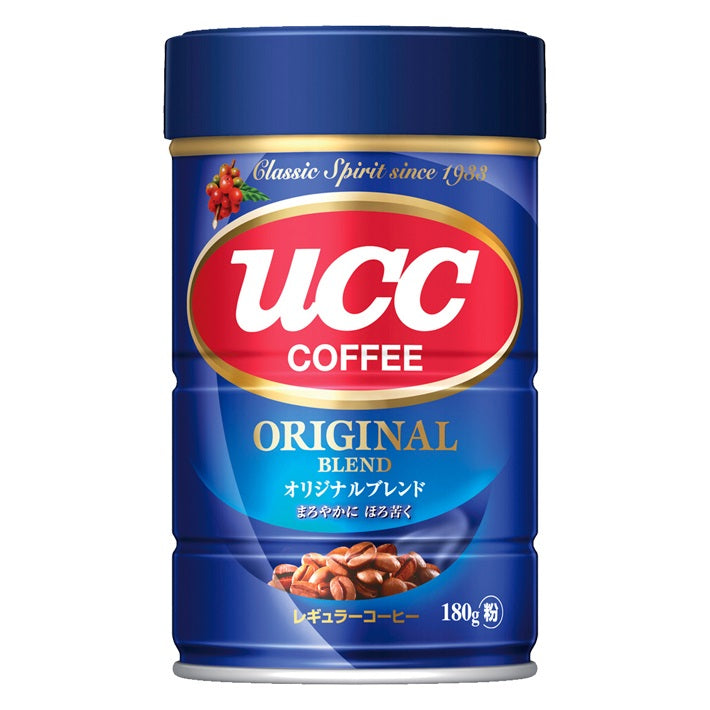 UCC オリジナルブレンド 缶 180g 1個【中細挽き 粉】【ご注文は12個まで同梱可能です】