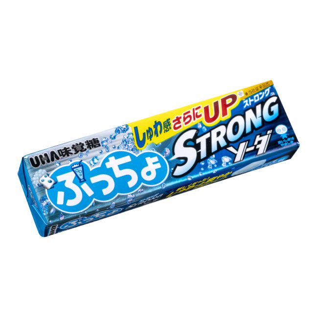 【送料無料】【ネコポス便】UHA味覚糖 ぷっちょ スティックストロングソーダ×20個【メール便にてお届けします】