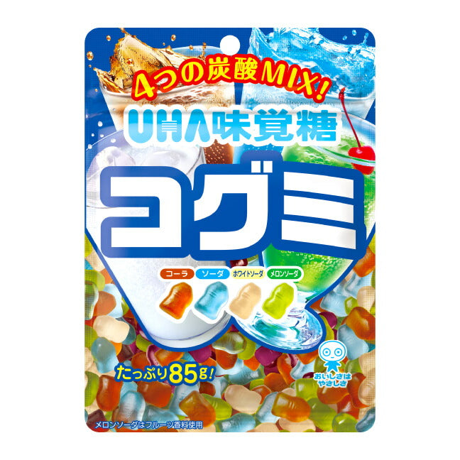 【送料無料】【ネコポス便】UHA味覚糖 コグミ ドリンクアソート 85g×20袋【メール便にてお届けします】