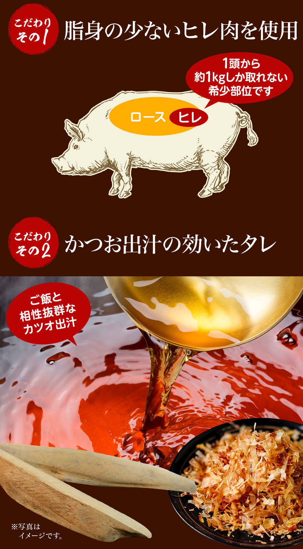 オリジナルカレー10個とヒレカツ丼2個