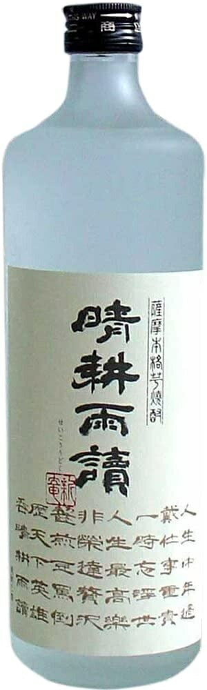 【送料無料】佐多宗二商店 晴耕雨読 せいこううどく 25度 720ml×6本【北海道・東北・四国・九州地方は別途送料が掛かります】