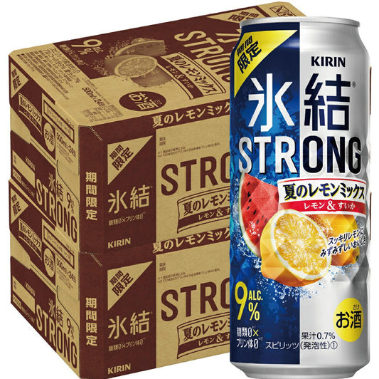 【送料無料】キリン 氷結 ストロング 夏のレモンミックス 500ml×48本【北海道・沖縄県・東北・四国・九州地方は必ず送料がかかります】