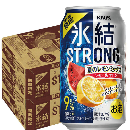 【送料無料】キリン 氷結 ストロング 夏のレモンミックス 350ml×48本【北海道・沖縄県・東北・四国・九州地方は必ず送料が掛かります】