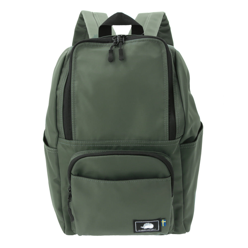 【L.GREEN・12ポケットリュック】 スカンジナビアンフォレスト リュック 通販 デイパック バックパック 通勤 通学 A4 大容量 多収納 ポケット レディース おしゃれ 大人 かわいい シンプル 男女兼用 マザーズバッグ