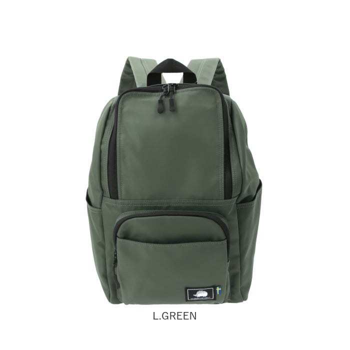 【L.GREEN・12ポケットリュック】 スカンジナビアンフォレスト リュック 通販 デイパック バックパック 通勤 通学 A4 大容量 多収納 ポケット レディース おしゃれ 大人 かわいい シンプル 男女兼用 マザーズバッグ