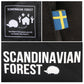 【BLACKxBLACK・リュック】 スカンジナビアンフォレスト scandinavian forest リュック 251-KESF215 通販 レディース メンズ おしゃれ 23l ジュニア 通学 デイパック a3 女子 リュックサック 北欧 かわいい
