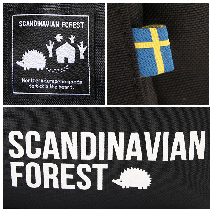 【BLACKxBLACK・リュック】 スカンジナビアンフォレスト scandinavian forest リュック 251-KESF215 通販 レディース メンズ おしゃれ 23l ジュニア 通学 デイパック a3 女子 リュックサック 北欧 かわいい