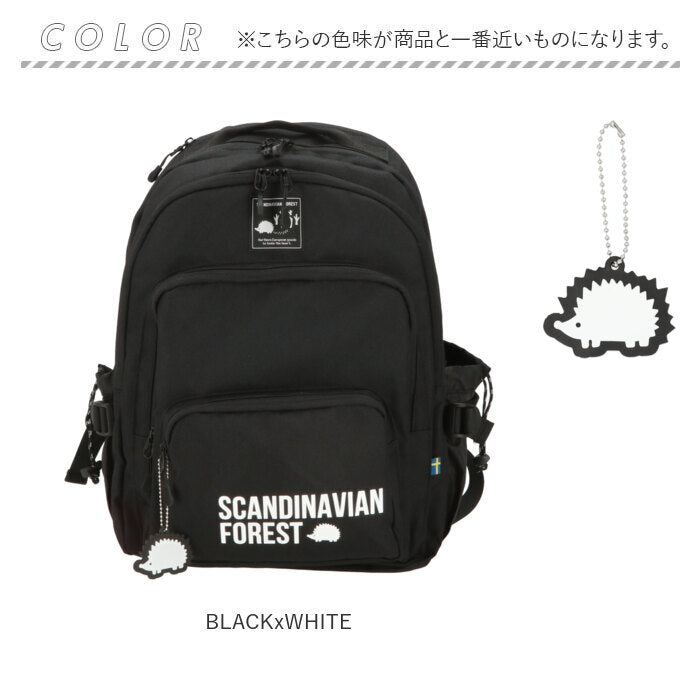 【BLACKxBLACK・リュック】 スカンジナビアンフォレスト scandinavian forest リュック 251-KESF215 通販 レディース メンズ おしゃれ 23l ジュニア 通学 デイパック a3 女子 リュックサック 北欧 かわいい
