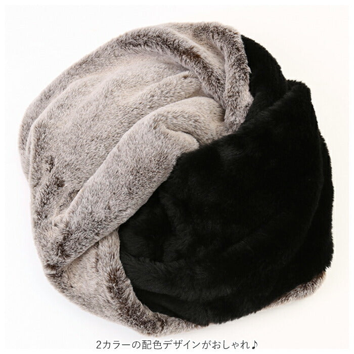 【BLACK】 カンゴール スヌード KANGOL 通販 配色スヌード レディース ネックウォーマー おしゃれ ブランド マフラー 大人 可愛い かわいい シンプル 無地 ボア 通勤 通学 ギフト カンガルー 雑貨