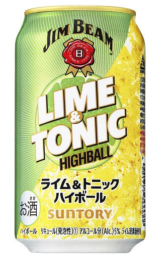 【送料無料】  サントリー ジムビーム ハイボール ライム＆トニックハイボール 350ml×48本/2ケース【北海道・東北・四国・九州地方は別途送料がかかります】