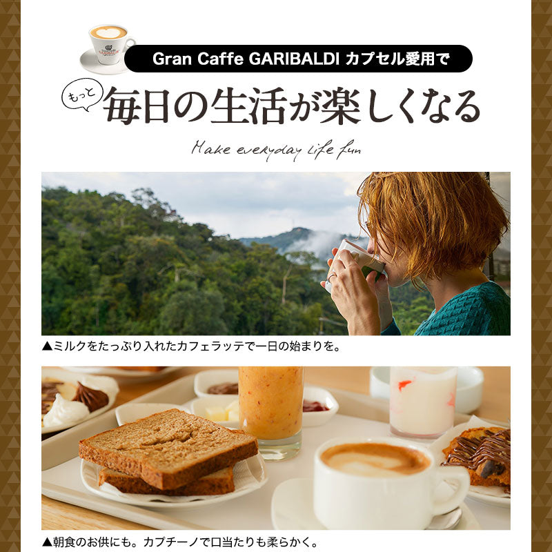 GARIBALDI（ガリバルディ） イタリア産 ドルチェグスト 互換カプセル カプセルコーヒー ドルチェ・アロマ×1箱（16カプセル）【2〜3営業日以内に出荷】