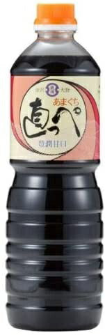 直源醤油 直っぺ あまくち 1L 1000ml 1本【ご注文は15本まで1個口配送可能】