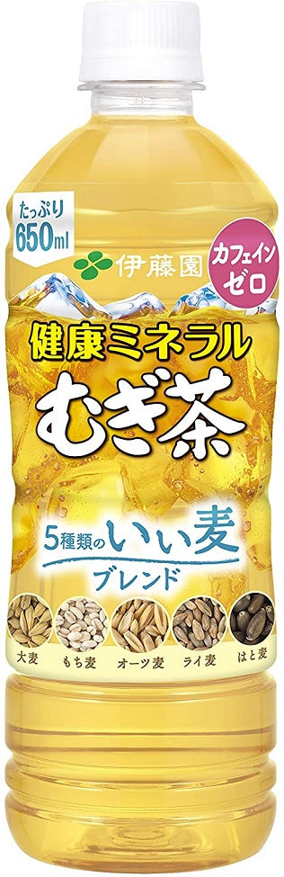 【送料無料】伊藤園 健康ミネラルむぎ茶 5種類のいい麦ブレンド 650ml×24本