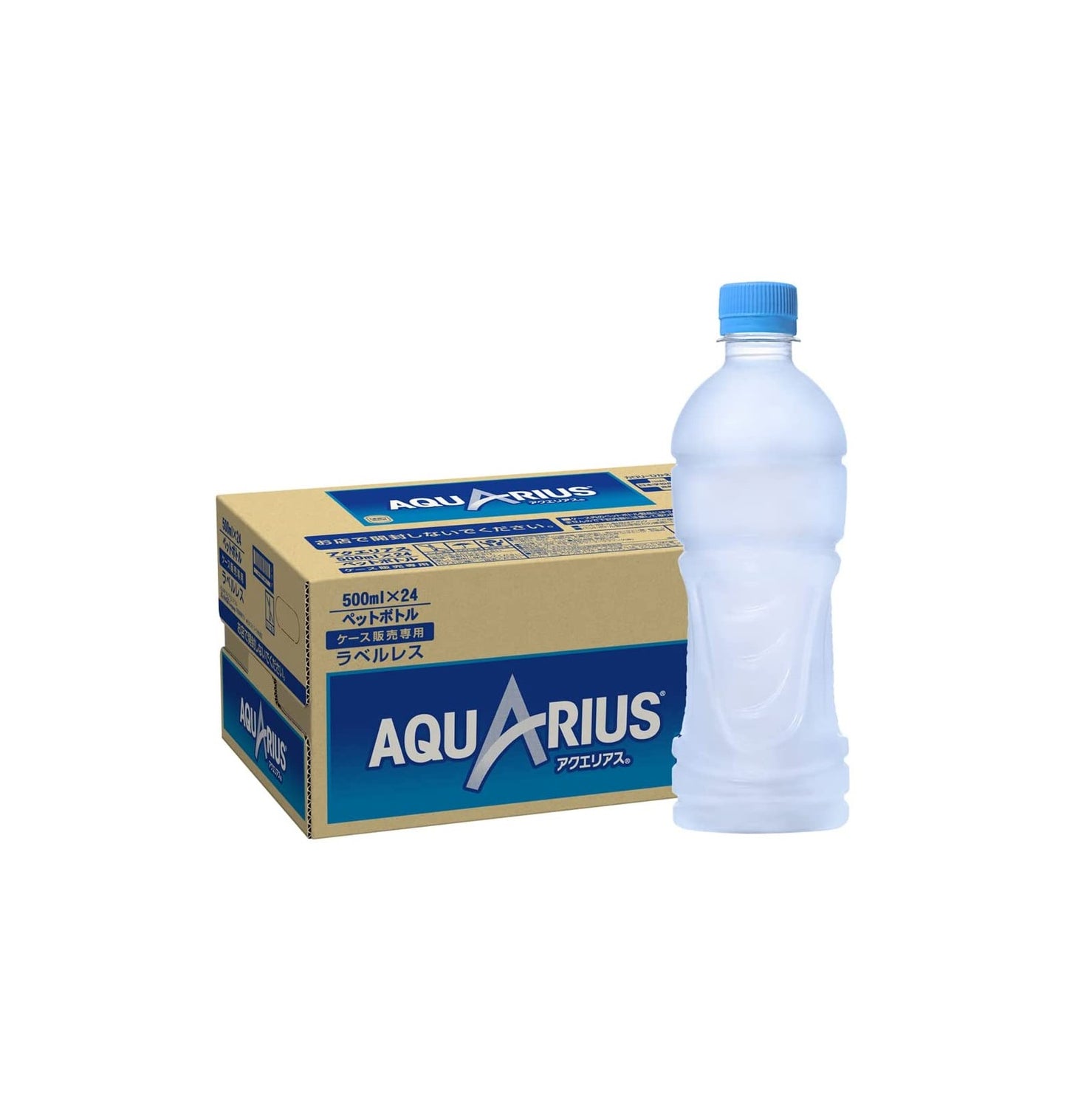 【送料無料】コカ・コーラ アクエリアス ラベルレス PET 500ml×24本