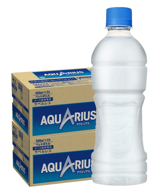 【送料無料】コカ・コーラ アクエリアス ラベルレス PET 500ml×2ケース/48本