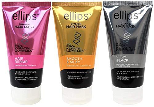 エリップス ellips ヘアマスク ピンク イエロー ブラック ヘアリペア