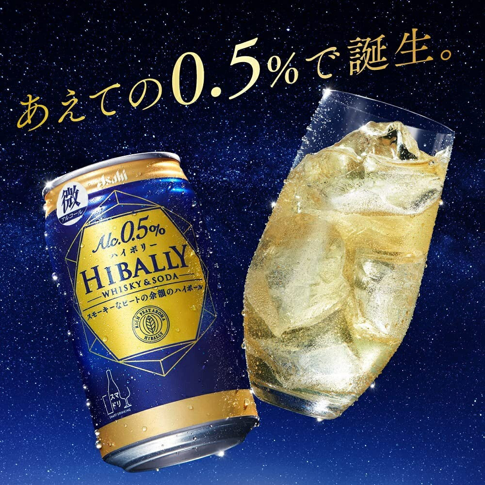 【訳あり】【キズ・へこみあり】【送料無料】【アルコール0.5%】アサヒ ハイボリー 350ml×24本