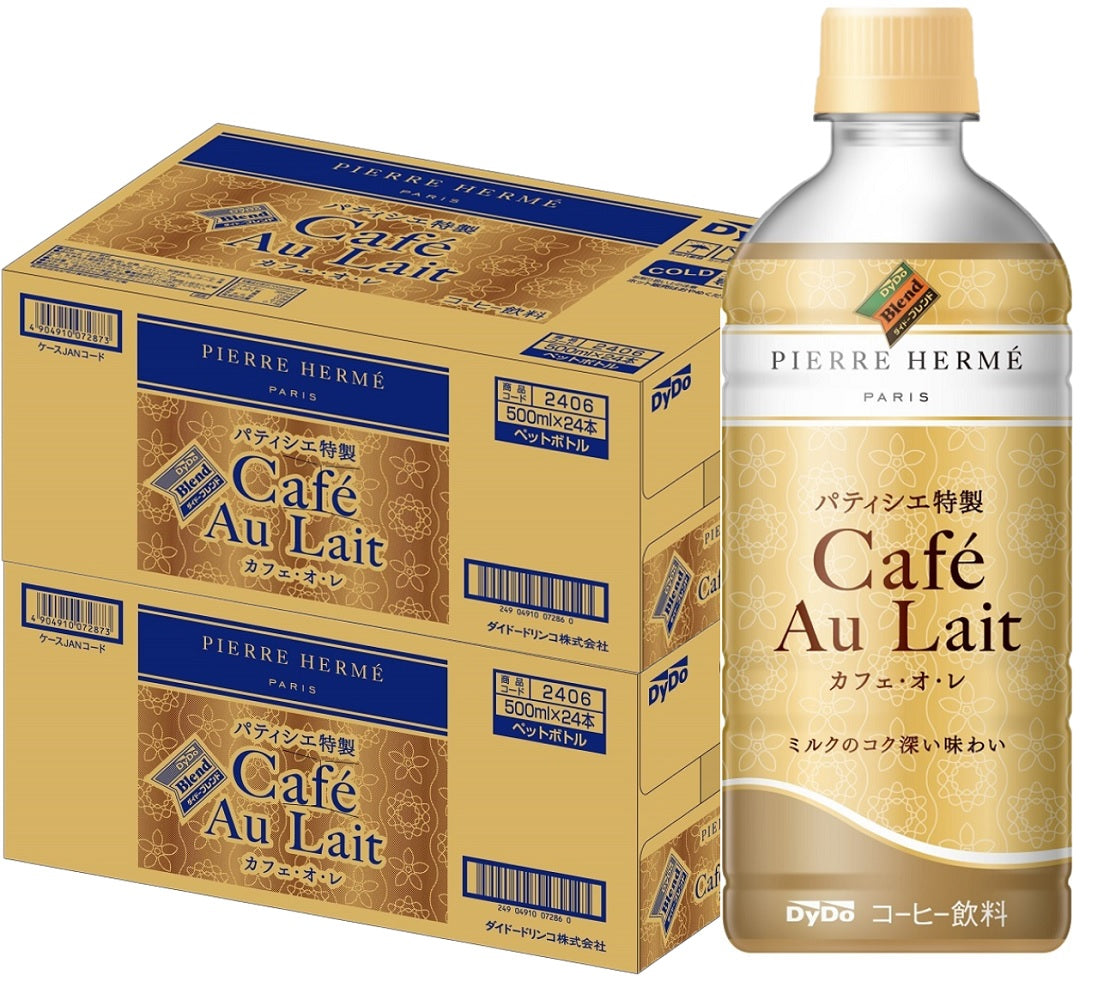 【送料無料】Dydo ダイドードリンコ ピエールエルメ パティシエ特製 カフェオレ 500ml×48本