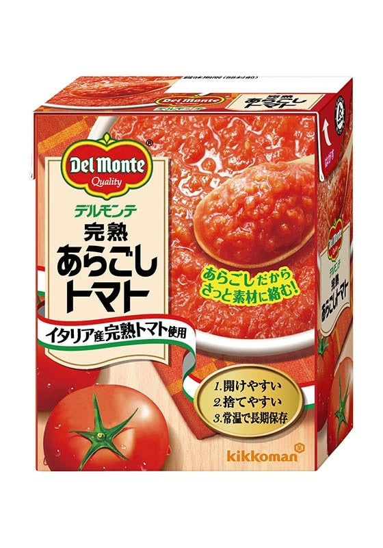 【送料無料】デルモンテ 完熟あらごしトマト 388g×12個/1ケース