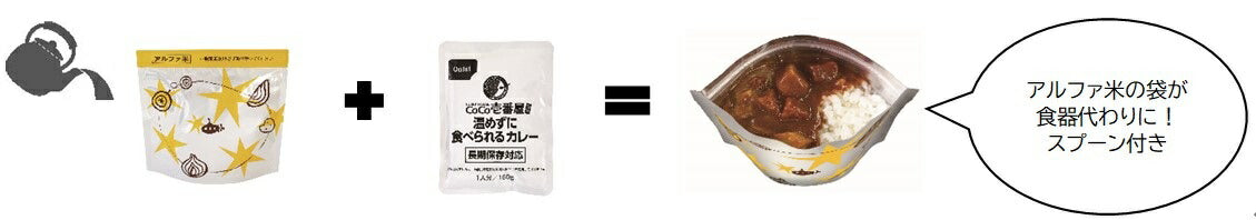 【送料無料】尾西食品 CoCo壱番屋監修 尾西のカレーライスセット 260g×15個