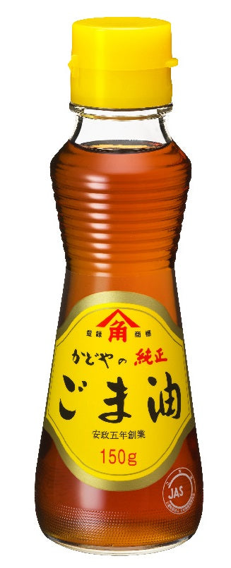 【送料無料】かどや 金印純正ごま油 150g×12本