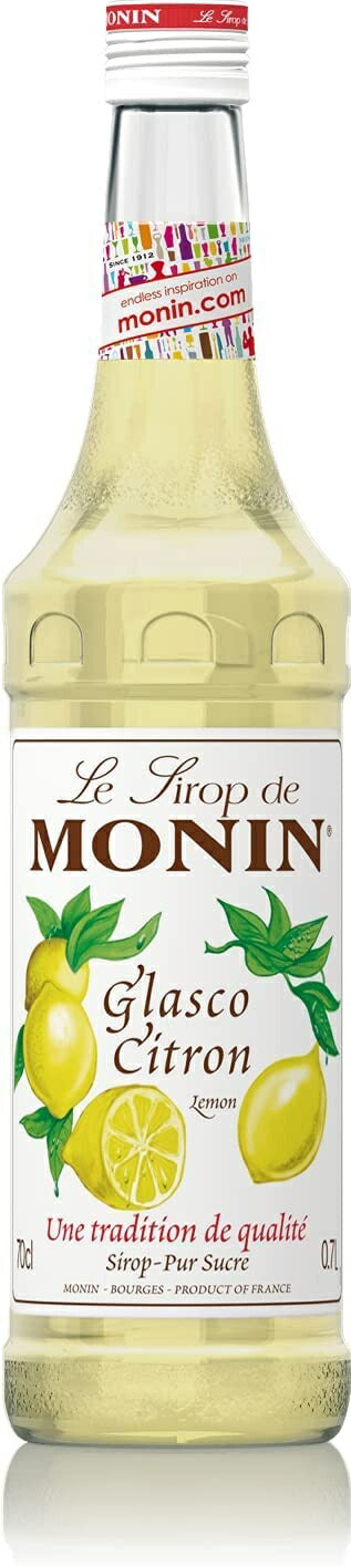 【送料無料】MONIN モナン レモン・シロップ 700ml×12本【北海道・東北・四国・九州・沖縄は別途送料がかかります】ノンアルコール シロップ