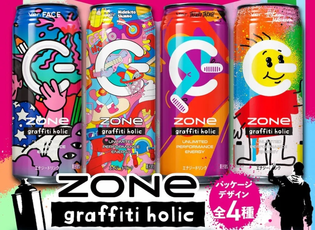 【送料無料】サントリー ZONe ゾーン graffiti holic グラフィティーホリック エナジードリンク 500ml×24本