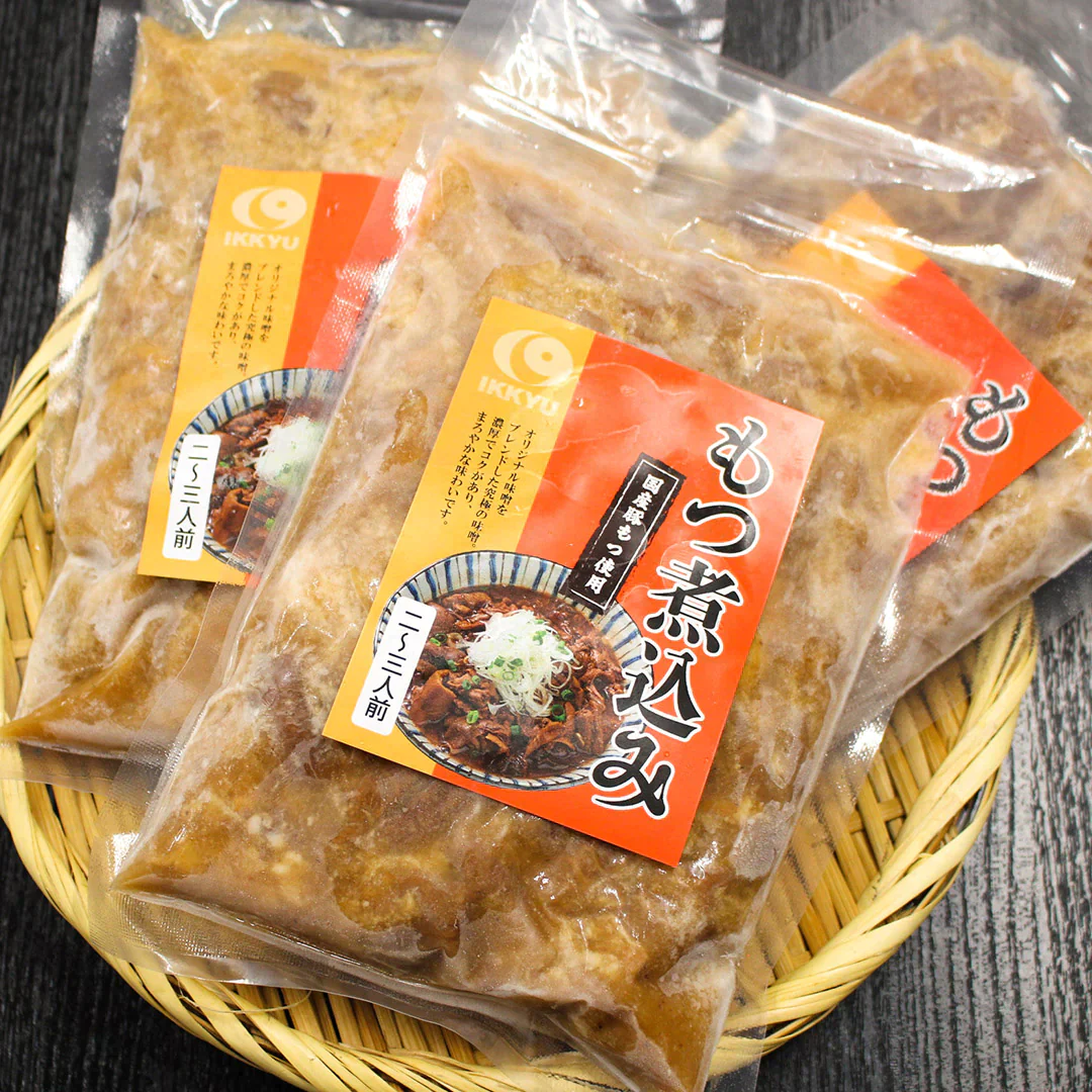 【在庫処分セール価格】【居酒屋一休】【国産】豚もつ煮込み