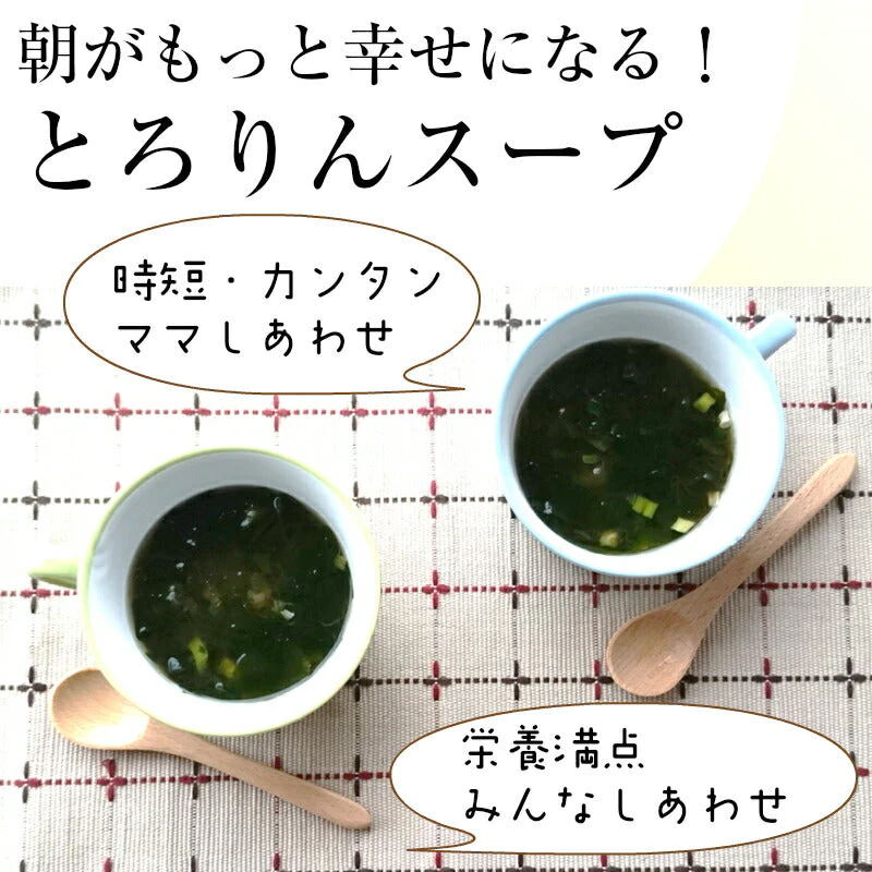 【超シェア買い祭】［大袋]とろりんスープ昆布と海藻 うめ味 [50杯分] 200g×1袋 即席スープの素 お徳用