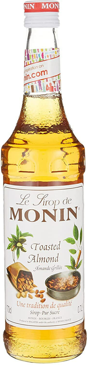 【送料無料】MONIN モナン トーステッドアーモンド シロップ 700ml×2本【ご注文は12本まで同梱可能】ノンアルコール シロップ