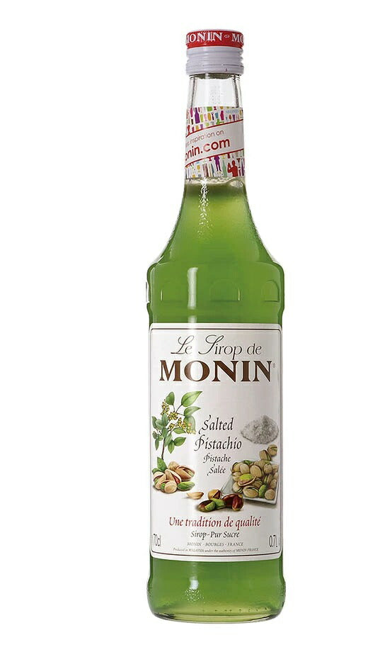 【送料無料】MONIN モナン ソルテッド ピスタチオ シロップ 700ml×6本【ご注文は12本まで同梱可能】ノンアルコール シロップ