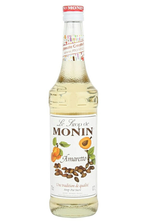 【送料無料】MONIN モナン アマレット シロップ 700ml×12本【ご注文は12本まで同梱可能】ノンアルコール シロップ