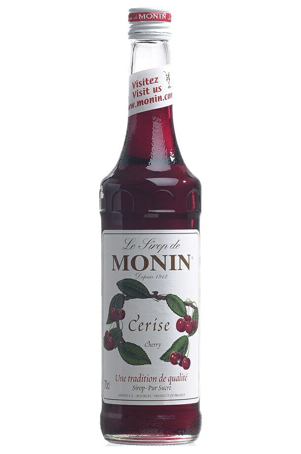 【送料無料】MONIN モナン チェリー シロップ 700ml×6本【ご注文は12本まで同梱可能】ノンアルコール シロップ