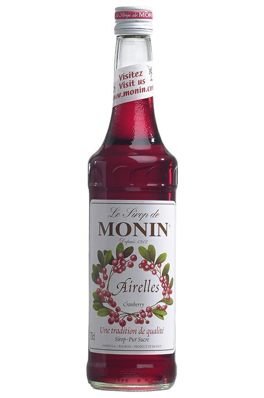 MONIN モナン クランベリー シロップ 700ml 1本【ご注文は12本まで同梱可能】ノンアルコール シロップ