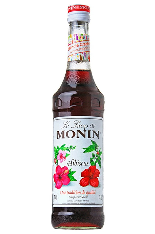 MONIN モナン ハイビスカス シロップ 700ml 1本【ご注文は12本まで同梱可能】ノンアルコール シロップ