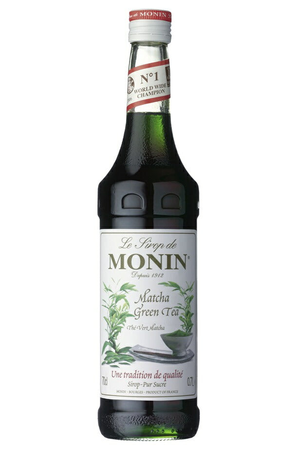 【送料無料】MONIN モナン 抹茶 シロップ 700ml×2本【ご注文は12本まで同梱可能】ノンアルコール シロップ