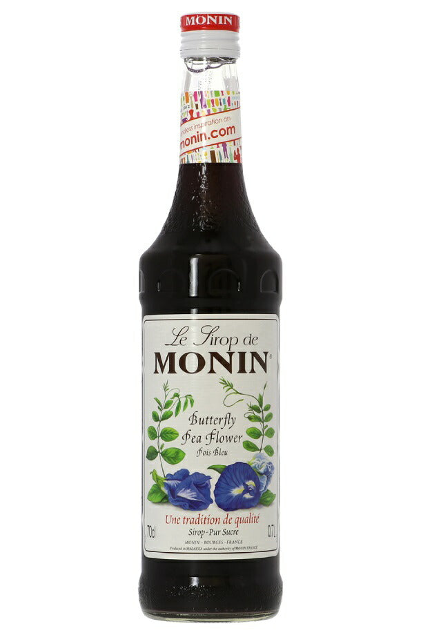 MONIN モナン バタフライピー シロップ 700ml 1本【ご注文は12本まで同梱可能】ノンアルコール シロップ
