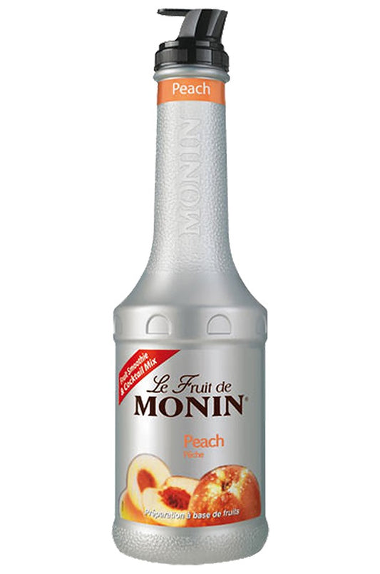 【送料無料】MONIN モナン ピーチ フルーツミックス ペット 1000ml 1L 1本【ご注文は8本まで同梱可能】ノンアルコール シロップ