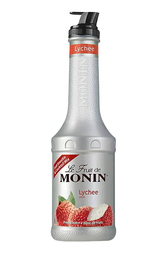 【送料無料】MONIN モナン ライチ フルーツミックス ペット 1000ml 1L×4本【ご注文は8本まで同梱可能】ノンアルコール シロップ