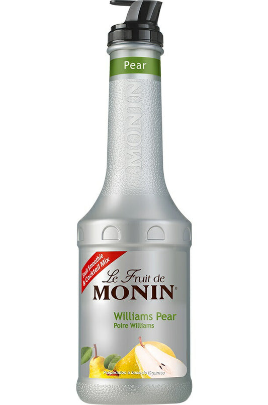 【送料無料】MONIN モナン ウィリアムズペア (洋ナシ) フルーツミックス ペット 1000ml 1L×4本【ご注文は8本まで同梱可能】ノンアルコール シロップ